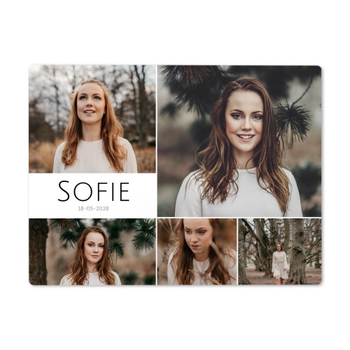 Minimalistisk fotocollage