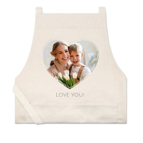Tablier photo beige naturel Tablier photo beige naturel