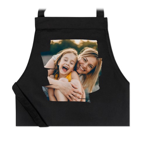 Kochschürze Schwarz bedruckt Kochschürze Schwarz bedruckt
