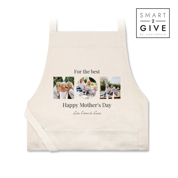 Smart2Give BBQ Box with Beige Apron (Fair trade cotton)