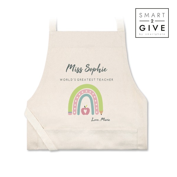 Smart2Give BBQ Box with Beige Apron (Fair trade cotton)