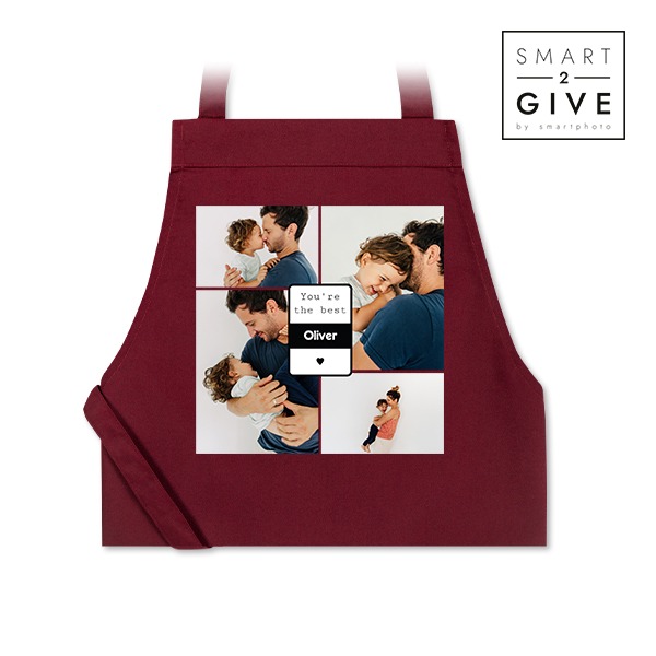 Smart2Give BBQ Box with Burgundy Apron