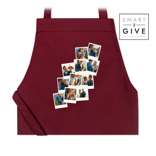 Smart2Give BBQ gaveæske med Vinrødt Forklæde