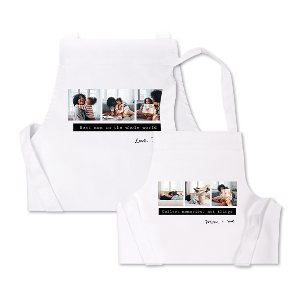 Set de 2 tabliers enfant & adulte Set de 2 tabliers enfant & adulte