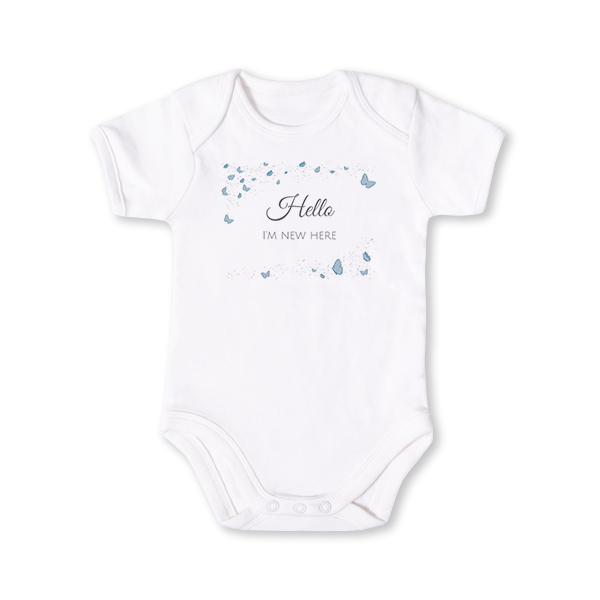 Baby Gift Set Onesie & Soft Blue Miffy Money Box