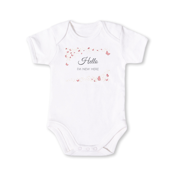 Geschenkset zur Geburt (Baby-Body & Miffy Spardose Rosa)