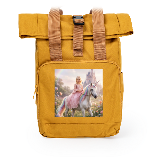 Sac Ă dos jaune avec impression Sac Ă dos jaune avec impression