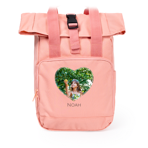 Rucksack rosa mit Aufdruck Rucksack rosa mit Aufdruck