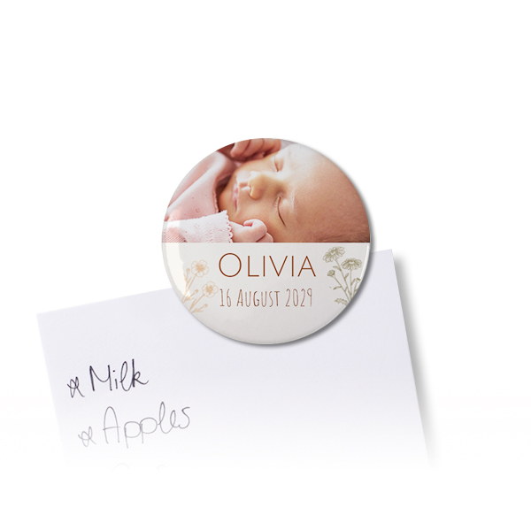 Badges aimantés petit format (lot de 24)