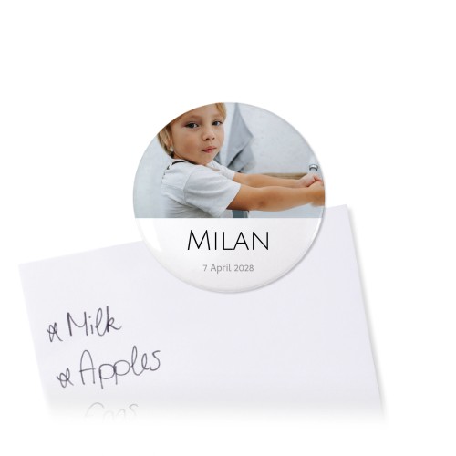 Badges aimantés petit format (lot de 24)
