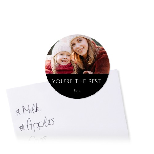 BadgeMagnet37mm_MinimalisticCollageBlack