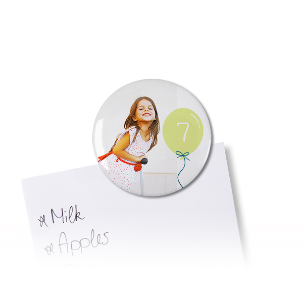 Badges aimantés petit format (lot de 4)