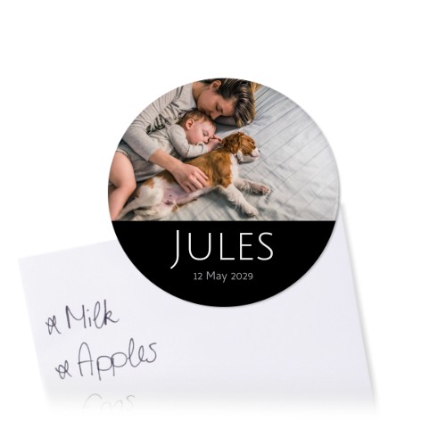 Button magneten met foto groot - Set van 12