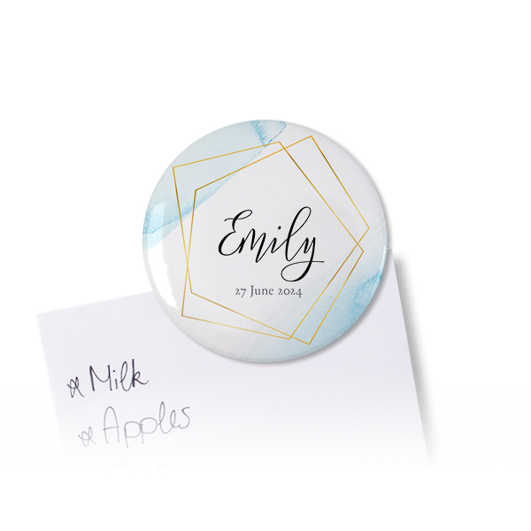 Badges aimantés grand format (lot de 12)
