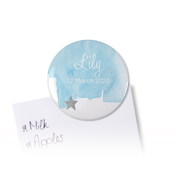 Badges aimantés grand format (lot de 12)