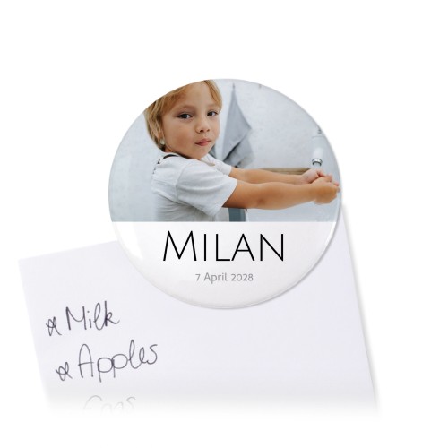 Badges aimantés grand format (lot de 12)