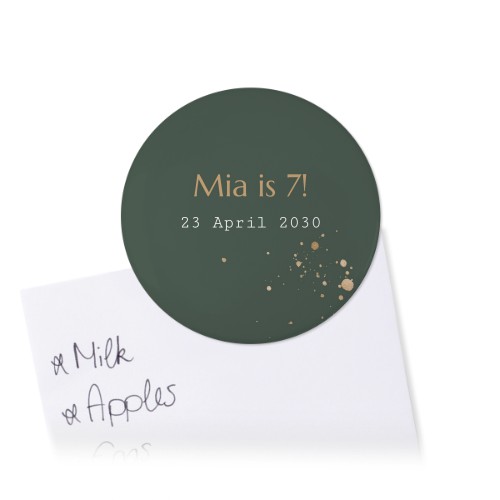 Badges aimantés grand format (lot de 12)