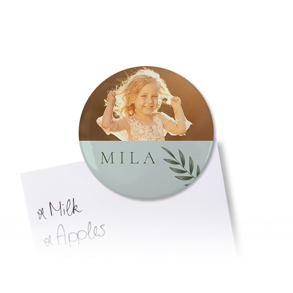 Badges aimantés grand format (lot de 12)