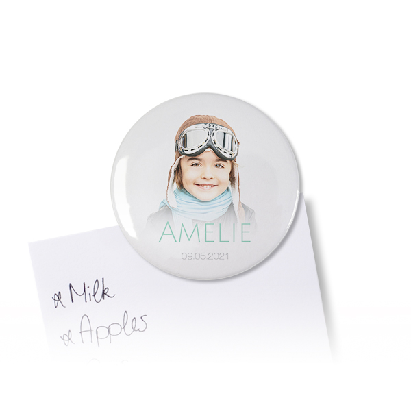 Badges aimantés grand format (lot de 12) Badges aimantés grand format (lot de 12)