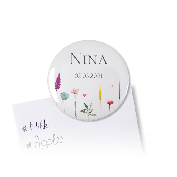 Badges aimantés grand format (lot de 12) Badges aimantés grand format (lot de 12)