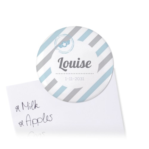 Badges aimantés grand format (lot de 24) Badges aimantés grand format (lot de 24)