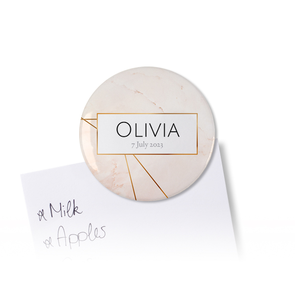 Marble Geo Gold - Text Only