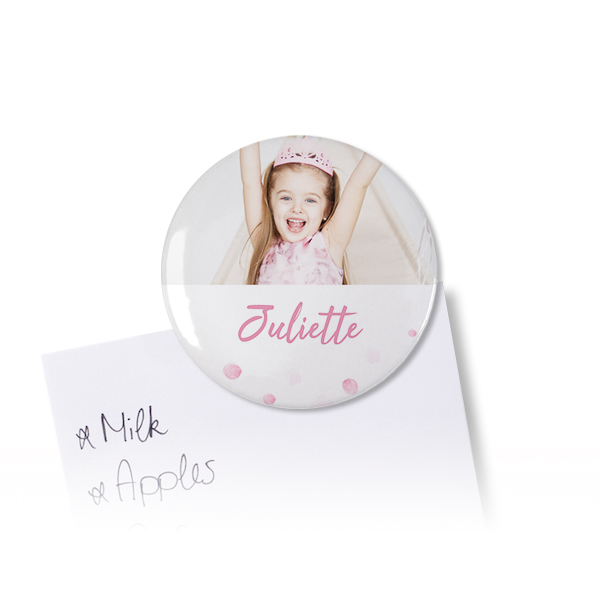 Badges aimantés grand format (lot de 24)