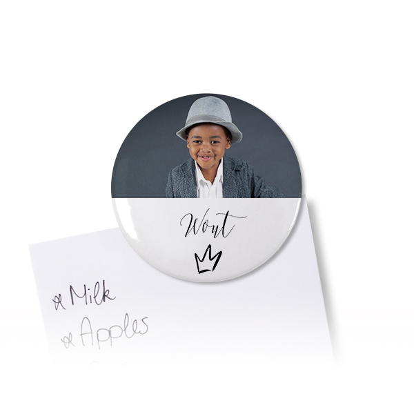 Badges aimantés grand format (lot de 24)