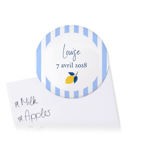 Badges aimantés grand format (lot de 4)