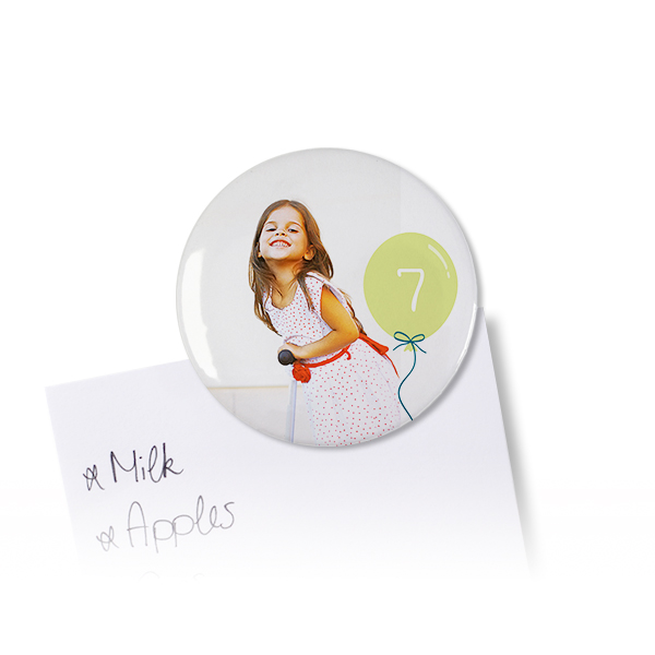 Badges aimantés grand format (lot de 4)