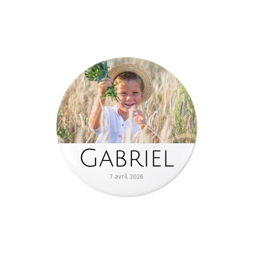 Badge grand format (Lot de 4)