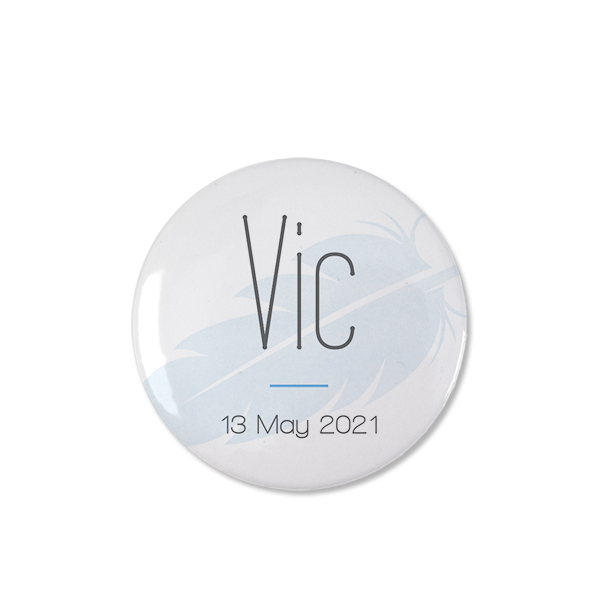 Badge grand format (Lot de 4) Badge grand format (Lot de 4)