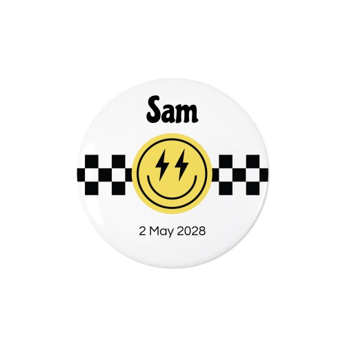 Lightning Smiley - Text only