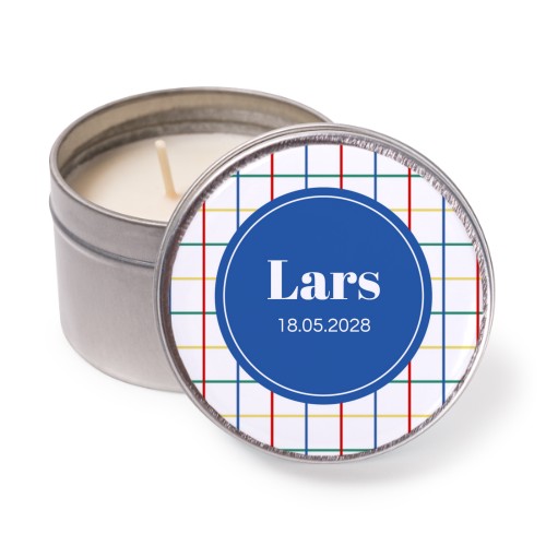 Duftlys med magnetisk badge - 12 stk