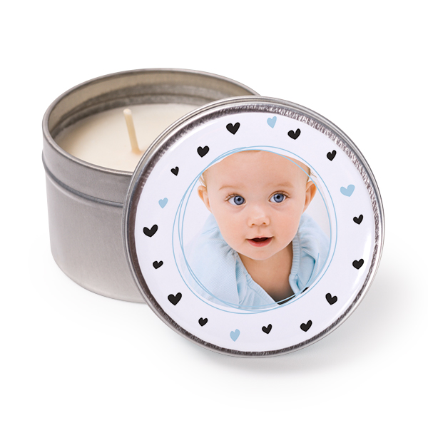 Duftlys med magnetisk badge - 24 stk