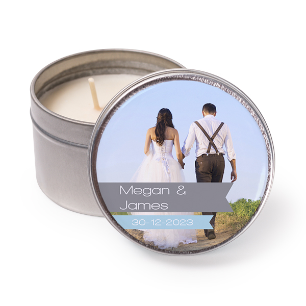 Duftlys med magnetisk button - 24 stk