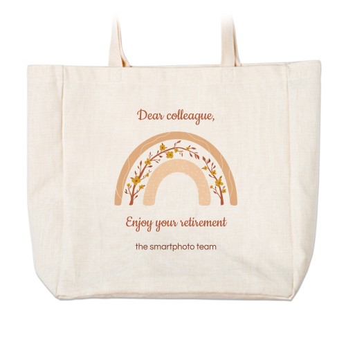 Tote bag grande taille écru