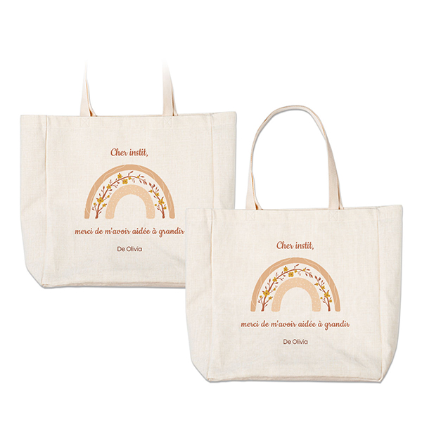 Tote bag grande taille écru