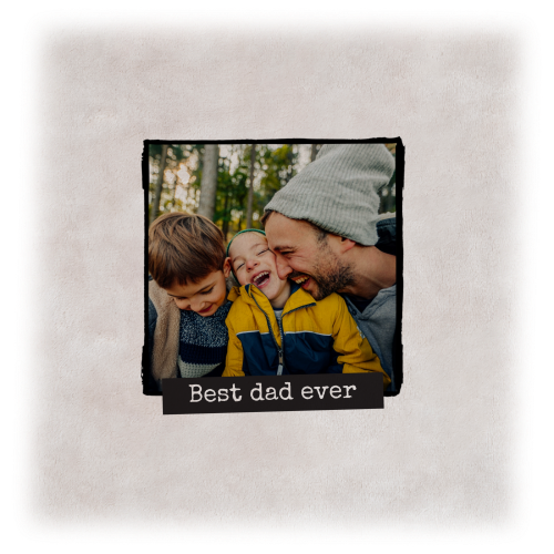 Dressing Gown sand-coloured with print front