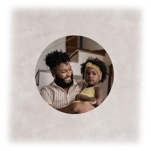 Badjas zandkleur met print voorzijde