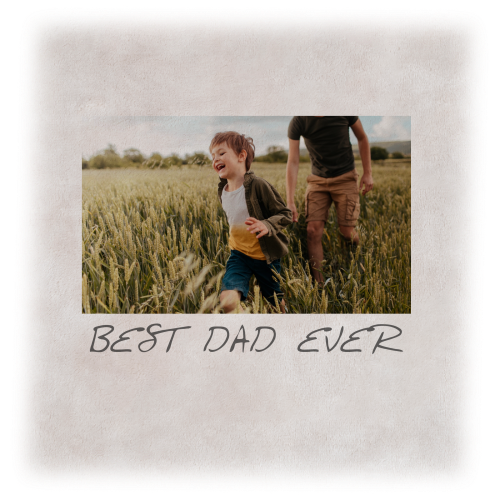 Morgenkåbe sandfarvet med tryk foran