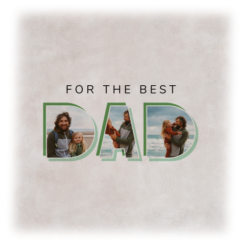 Badjas zandkleur met print voorzijde