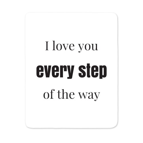 Fleece pledd hvit 120x150cm