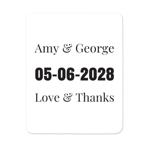 Photo Blanket 120 x 150cm