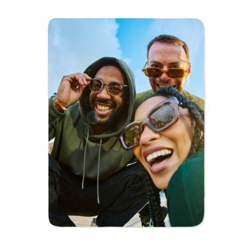 Kuvaviltti valkoinen 150x200 cm