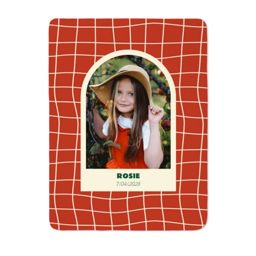 Fleece pledd hvit 150x200cm