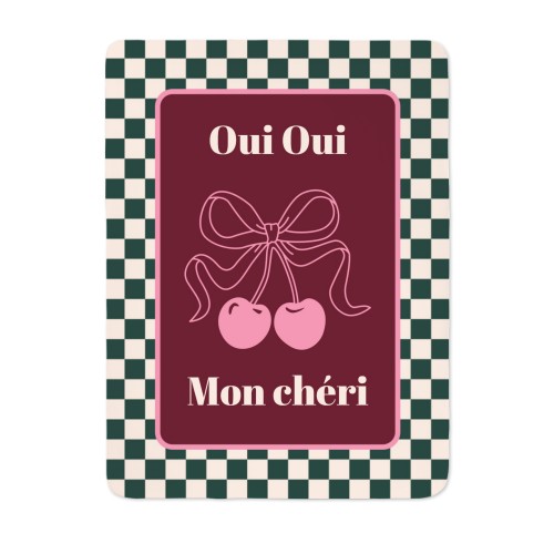Checker Cherie Mood Text - Only
