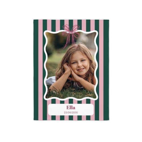 Plaid polaire blanc 75x100