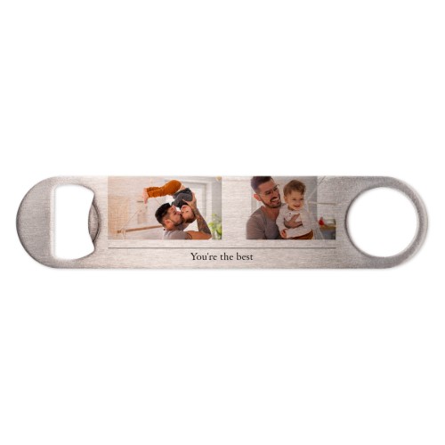 Flesopener metaal met print Flesopener metaal met print