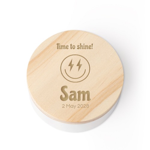 Lightning Smiley - Text only